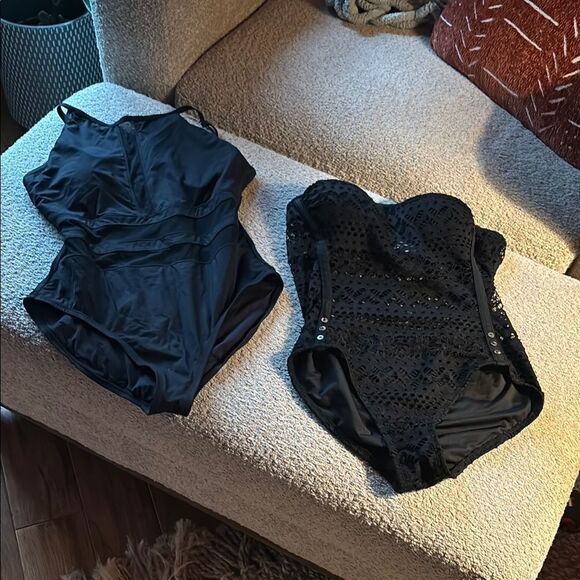 Black One-Piece Swimsuits bundle - Picture 1 of 13